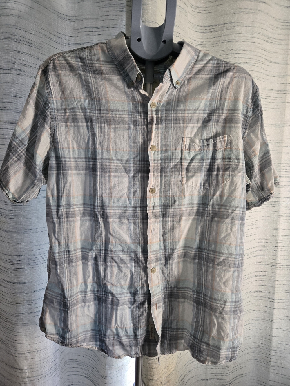Weatherproof Vintage Plaid Button Up Shirt Large